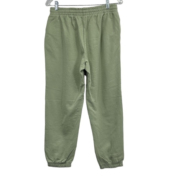 NEW EVERLANE The Track Jogger Ankle Pant Laurel Light Green Cotton Size XS - Picture 4 of 8